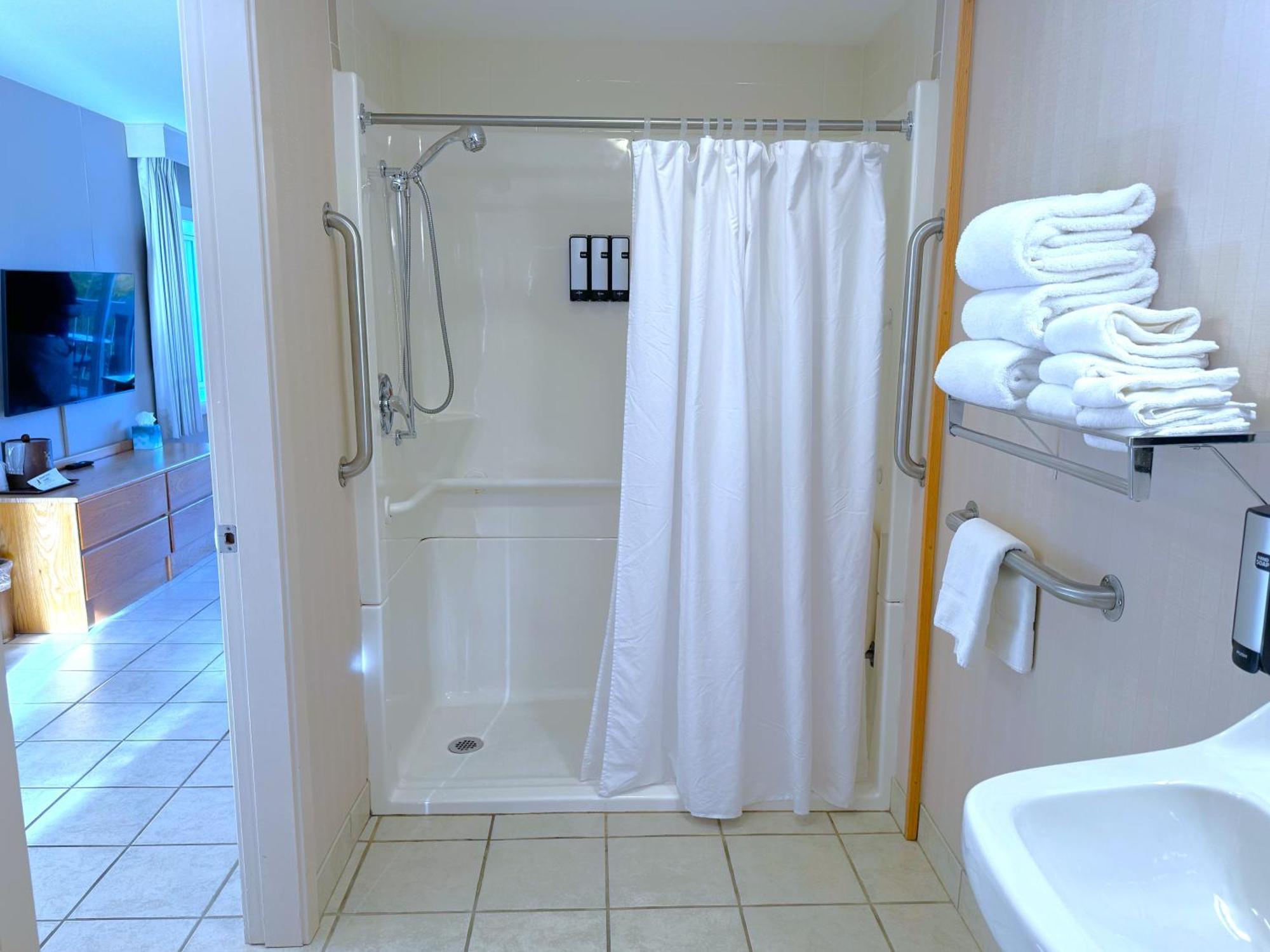ADA King Room with Ocean View and Balcony, 1 King Bed, Accessible (1st Floor)